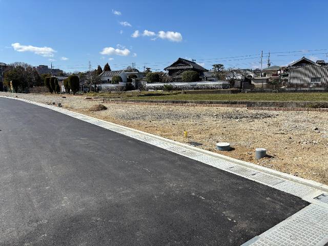 エムズコート金剛（大阪狭山市茱萸木６丁）全２９区画★新築一戸建て　●全29区画、フラットな敷地です●現地写真