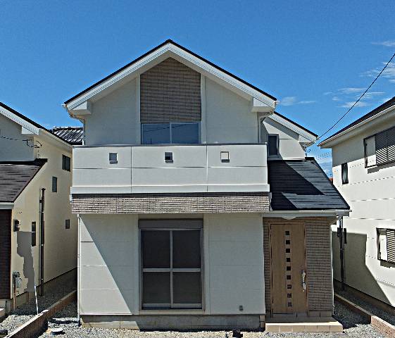 エムズコート泉ヶ丘（堺市南区三原台４丁）新築一戸建て全２区画　●施工例！耐震等級３（一番上の等級）の設計！外壁は厚さ３７ｍｍのＡＬＣ（軽量気泡コンクリート）パネルを施工！