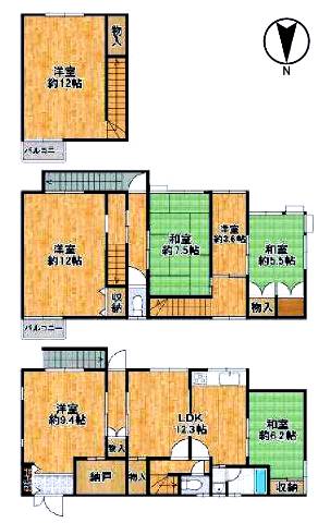 堺市北区南花田町