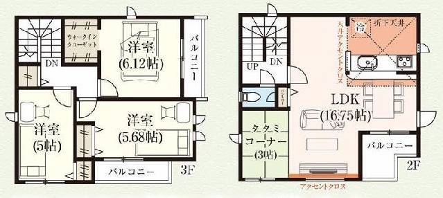 　2F＋3F